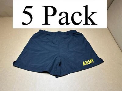 5x Pack US Army PT Physical Fitness Uniform Athletic Shorts Liner Trunks Medium - Image 1 of 4