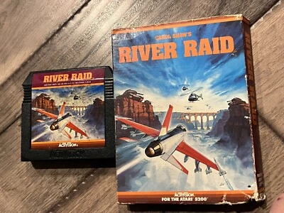 River Raid (Atari 5200, 1983) WITH BOX NO MANUAL - Image 1 of 4