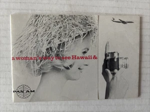 PAN AM - A WOMAN'S WAY TO SEE HAWAII AND THE FAR EAST - VINTAGE BOOKLET - Bild 1 von 4