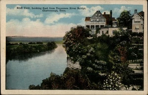 Chattanooga,TN Bluff View, Looking East From Tennessee River Bridge Postcard - Picture 1 of 2