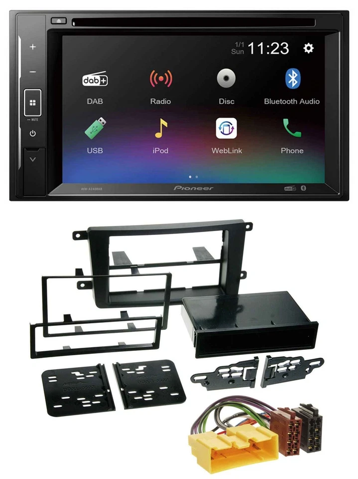 Pioneer Bluetooth MP3 USB 2DIN DAB DVD Autoradio für Mazda CX-9 TB1 2007-2009 - Bild 1 von 4