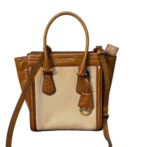 Bolso Mensajero Michael Kors Colette Mediano Usado con Bolsa Antipolvo - Imagen 1 de 14