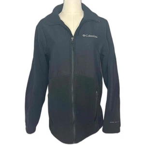 Men's Columbia Black Zip Jacket WM6026 Size S - Picture 1 of 5