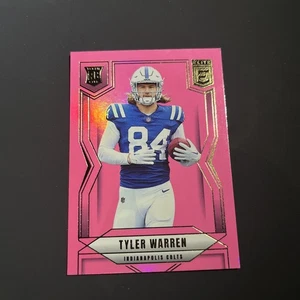 2025 Panini Donruss Elite - Rookies Tyler Warren #119 Pink Ink (RC) - Picture 1 of 4