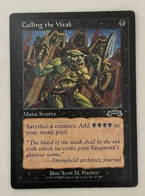 Exodus  MTG  1 Culling the Weak  Magic - Image 1 of 2