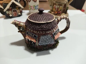 Hometown Teapot Cottages Miniature Collectibles Figures. The Hardware Store HTC - Picture 1 of 4