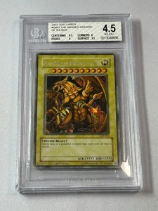 BGS 4.5 Der geflügelte Drache von Ra GBI-003 Secret Rare Promo Yugioh - Bild 1 von 3