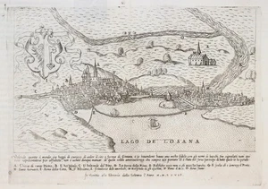1567 Rare Lafreri view of Geneva ('Ginevra'), Switzerland - Picture 1 of 1