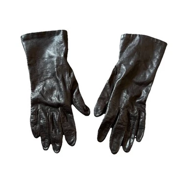 Vintage Women Fownes Leather Gloves 7 1/2  - Image 1 of 3