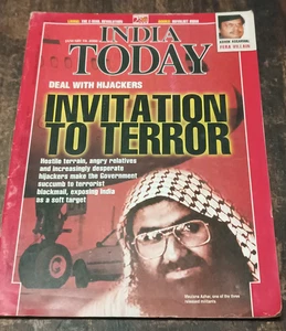 INDIA TODAY MAGAZINE 10 JAN 2000 DEAL WITH HIJACKERS, INDIA A SOFT TARGET, TALIB - Picture 1 of 16
