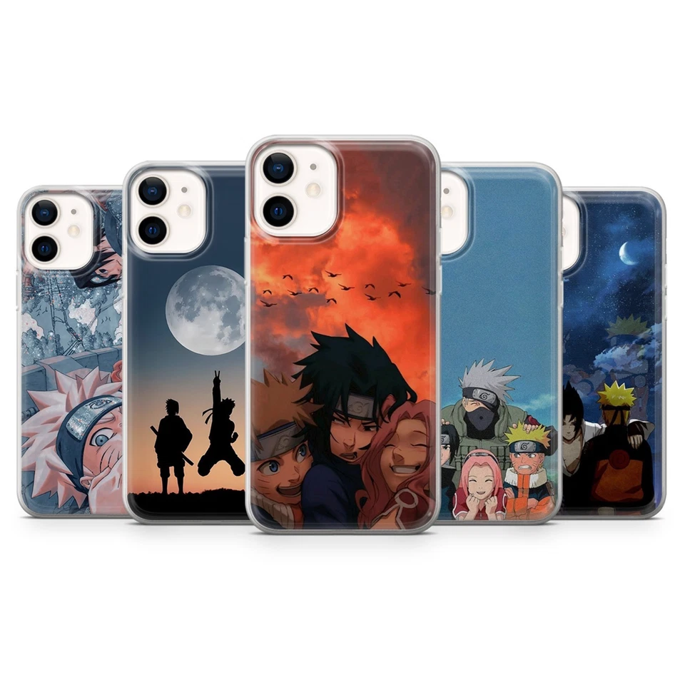Funda de teléfono Naruto Sasuke Sakura para iPhone 17 16 15 14 Pixel 10 9 8 Samsung a56 Foto 1 de 1