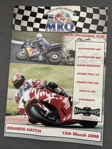Programa Carrera 12 Marzo Marcas Escotilla John Surtees Motocicletas Sidecar GP A4 - Imagen 1 de 1