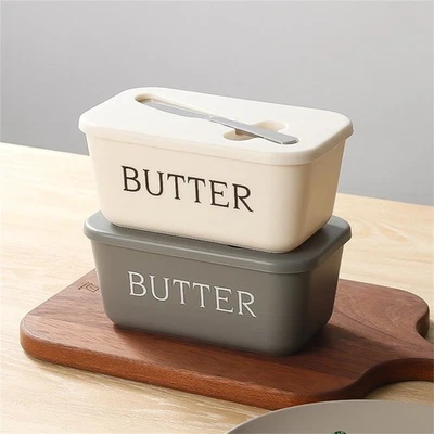 Spacious Butter Box with Lid and Spatula for Enhanced Kitchen Aesthetics - Image 1 of 4