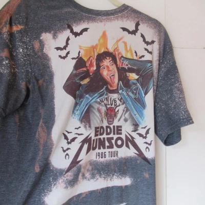 CAMISETA VINTAGE EDDIE MUNSON 1986 TOUR GRANDE Foto 1 de 3