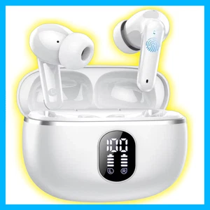 2025 Wireless Bluetooth 5.4 Earbuds Headphones For iPhone Samsung Galaxy Android - Picture 1 of 7