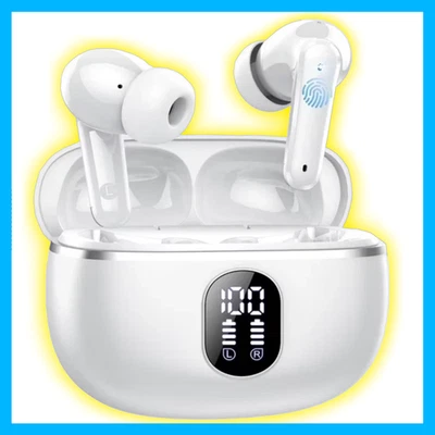 2025 Wireless Bluetooth 5.4 Earbuds Headphones For iPhone Samsung Galaxy Android - Image 1 of 4