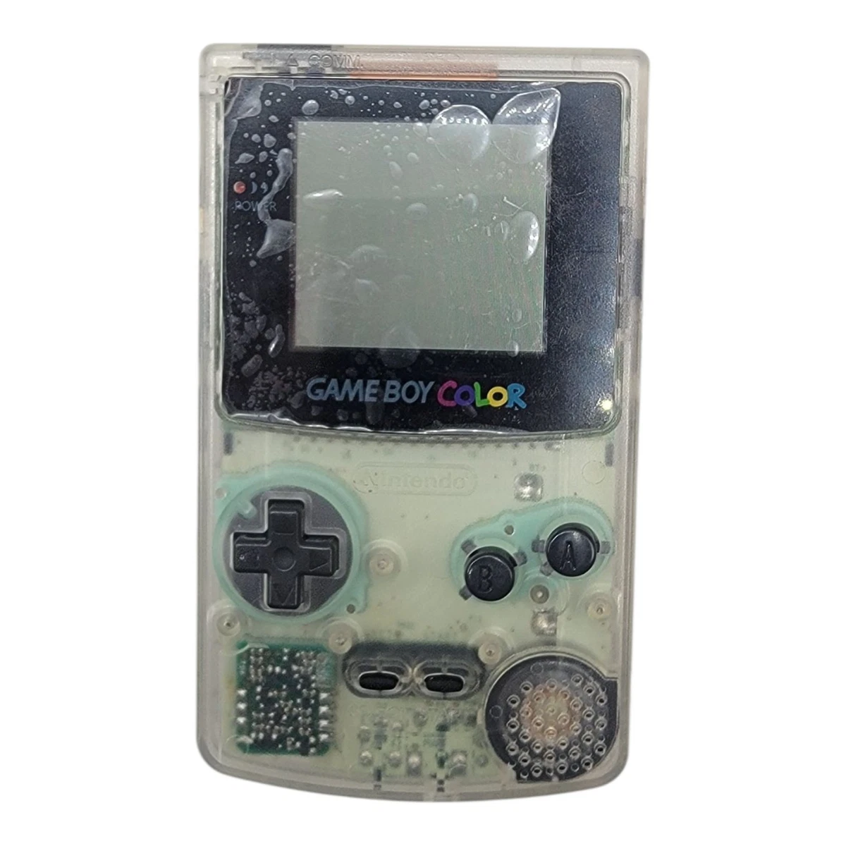 任天堂ゲームボーイカラー クリアーパプル新品スクリーンレンズ、新品