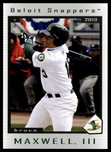 2013 Grandstand Beloit Snappers Bruce Maxwell Beloit Snappers #NNO