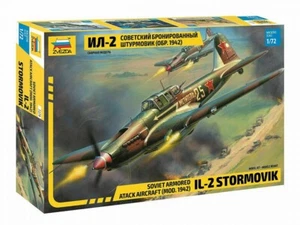 ZVEZDA Sowjetisches Panzerangriffsflugzeug Il-2 Stormov Maßstab 1:72 Artikelnr. 7279 NEU - Bild 1 von 3