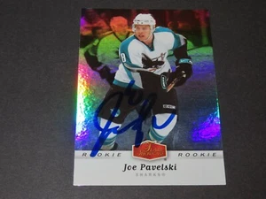 Joe Pavelski Signed Flair Showcase Card #326 RC SJ Sharks Autographed JSA COA - Picture 1 of 6