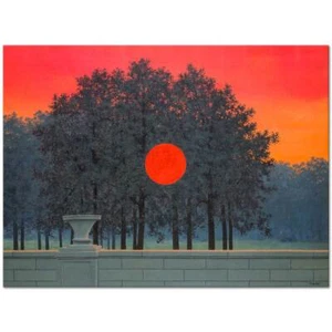 The Banquet by Rene Magritte as HIQU Art Print on Canvas - Picture 1 of 2