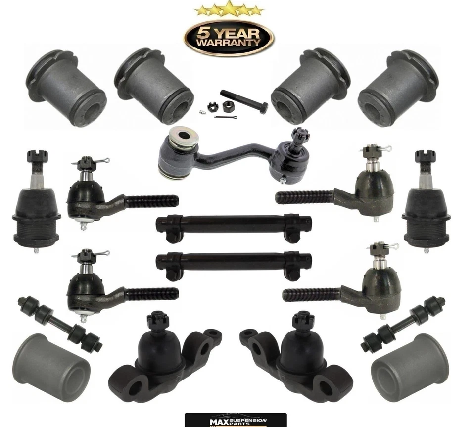 Kit de rótulas de bujes de brazo loca para Dodge Charger 1970-1972 16 piezas Foto 1 de 1