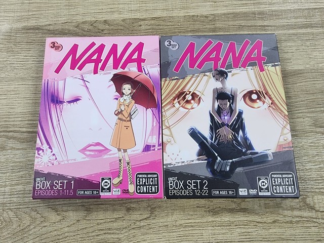 NANA anime Complete DVD Collection NEW(Vol.1-4) Uncut PAL Version +GIFT For  Sale