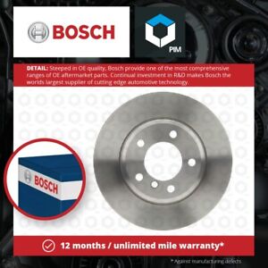 2x Brake Discs Pair Vented fits BMW 325 E46 2.5 Front 00 to 06 299.8mm Set Bosch