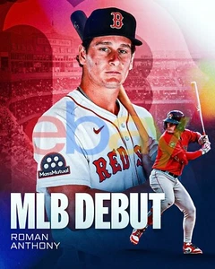 Foto de béisbol de los Medias Rojas de Boston de Roman Anthony MLB collage debut 8x10 MLB - Imagen 1 de 1