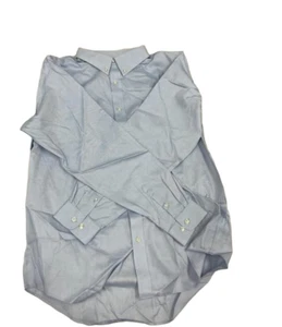 School Uniform Boys Long Sleeve No Iron Pinpoint Dress Shirt Size 20 - Picture 1 of 2