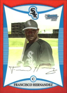 2008 Bowman Chrome Prospects Red Refractors Baseball Card #BCP68 Hernandez /5