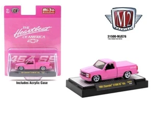 1991 CHEVROLET C1500 SS 454 PICK UP 1:64 ROSA DI M2 31500-MJS76-6B1 - Foto 1 di 6