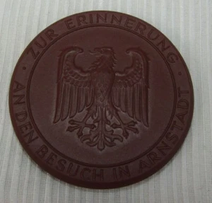 MEDAILLE ARNSTDT Böttgersteinzeug MEIßNER PORZELLAN um 1970 - Bild 1 von 2