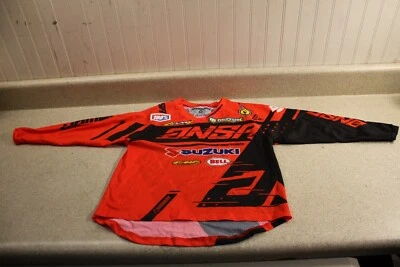 Casey Cochran Answer Gear Orange Suzuki Racing Jersey Youth Medium 5917 Z12 - Image 1 of 4
