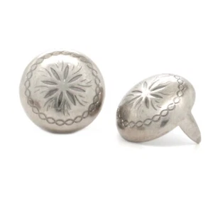 Sunburst Nail Head Antique Nickel 5/8" Spots 100 pk NH20329-21 - Picture 1 of 2