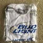 Bud Light - Here We Go XL Beer T-Shirt Hanes Cotton New in Bag