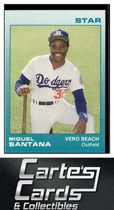 Miguel Santana 1988 Star Vero Beach Dodgers #23  Los Angeles Dodgers