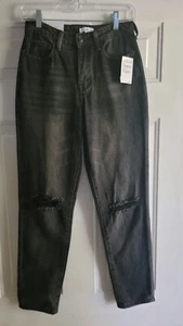 Nordstorm Damen BP Black Ripped Distressed Jeans Gr.25 Neu mit Etikett - Bild 1 von 8