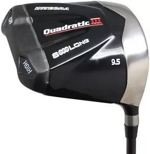 Integra +2" Std SoooLong Quadratic III 460cc 9.5° Driver Reg Flex Velvet Grip - Picture 1 of 6