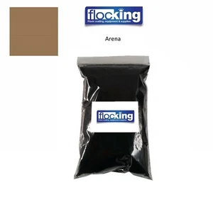 Fibras flocantes Arena marrón 1 mm nailon flock hágalo usted mismo 0,5 metros cuadrados - Imagen 1 de 12