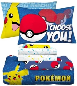 Pikachu "I Choose You" Kids Reversible Bed Set-W83776599498 - Picture 1 of 11
