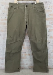 KÜHL Rydr Vintage Patina Dye Men's Jeans Green Size 38 x 30 Hiking Outdoor Pant - Picture 1 of 9