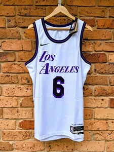 Camiseta deportiva Lebron James Lakers 2022-23 edición City Nike NBA Swingman 48 grande nueva con etiquetas - Imagen 1 de 13