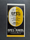 Werbung - Opel Modelle 1954 - Olympia, Rekord, General Motors
