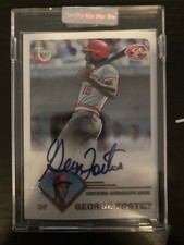 2003 Topps Retired Signature Edition Auto George Foster #TA-GF Reds
