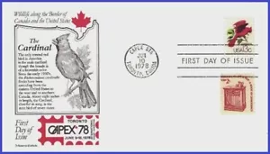 USA3 #1757a U/A ARISTOCRATICO FDC Cardinale - Foto 1 di 1