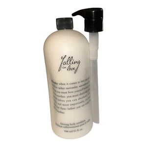 Philosophy FALLING IN LOVE Firming Body Emulsion 32 Oz New Sealed + Pump - Picture 1 of 6