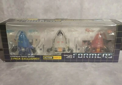 Paquete de 3 Loyal Subjects Transformers Conehead Ghost Series Foto 1 de 4