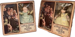 1978 VINTAGE LITTLE HOUSE on the PRAIRIE LAURA & CARRIE INGALSS PUPPEN in BOX - Bild 1 von 11