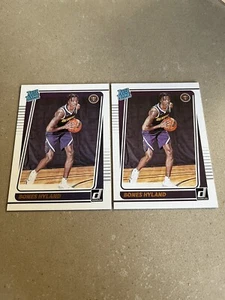 Bones Hyland 2021-22 Panini Donruss Rated Rookie 2 Card Lot #244 Denver Nuggets - Bild 1 von 2